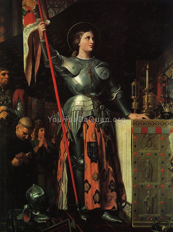 Jeanne d'Arc au sacre du roi Charles VII - 让·奥古斯特·多米尼克·安格尔